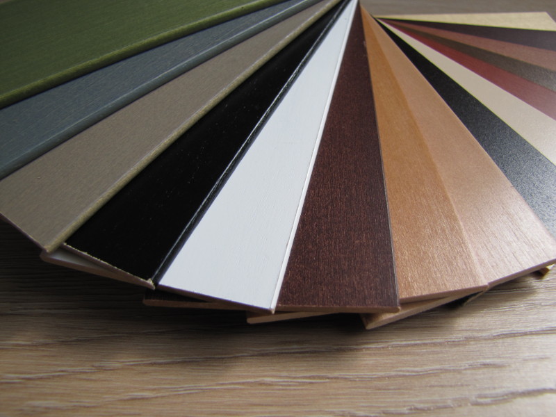 żaluzje poziome drewniane paleta kolorów